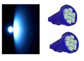 Kit de 10 Lâmpadas Pingos T10 com 8 LEDs de Alta Potência Kit de 10 Lâmpadas Pingos T10 com 8 LEDs de Alta Potência