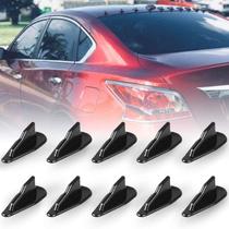 Kit de 10 Peças de Spoiler de Tubarão Preto RULLINE