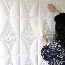 Kit de 10 Peças Papel de parede auto adesivo 3D Autocolante Para Quarto Teto Fundo de TV YY-186 Kit de 10 Peças Papel de parede auto adesivo 3D Autocolante Para Quarto Teto Fundo de TV YY-186