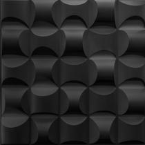 Kit De 10 Placas 50x50 Cor Preta Com Fita Adesiva 3m 2,5 M²