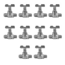 Kit de 10 Registro Fogão Industrial Baixa Pressão Zincado Kit de 10 Registro Fogão Industrial Baixa Pressão Zincado