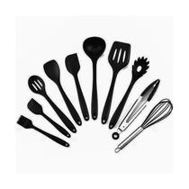 Kit de 10 Utensílios De Silicone Para Cozinha Prática