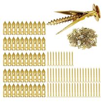Kit de 100 buchas autoatarraxantes para drywall 12x40 mm