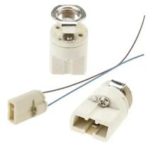 Kit De 100 Soquetes G9 Para Lâmpada G9 Com Base Metálica Com Rabicho Kit De 100 Soquetes G9 Para Lâmpada G9 Com Base Metálica Com Rabicho