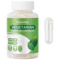 Kit de 1000 cápsulas vazias EaccoViigr tamanho 000, veganas Kit de 1000 cápsulas vazias EaccoViigr tamanho 000, veganas