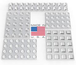Kit de 106 Protetores Adesivos Transparentes GorillaGrit para Amortecimento de Som