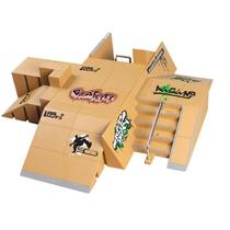 Kit de 11 Peças para Mini Skate Fingerboard - Rampas e Acessórios