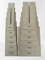 Kit de 12 Gabaritos de Laço Catavento em MDF Cru - Artesanato Kit de 12 Gabaritos de Laço Catavento em MDF Cru - Artesanato