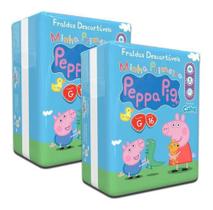 Kit de 12 pacotes de fralda PEPPA PIG Prática P, M, G e XG