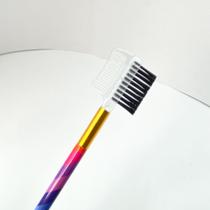 Kit de 15 pincéis arco-íris ideais para maquiagem ótima qualidade
