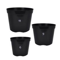Kit de 150 vasos plasticos para jardinagem em 3 tamanhos diferentes para mudas e plantas pequenas Kit de 150 vasos plasticos para jardinagem em 3 tamanhos diferentes para mudas e plantas pequenas