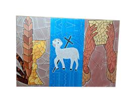 Kit de 2 Azulejos Decorativos igrejas e capelas 20 x 30 cm - Coleção TEA & AMOR