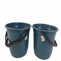 Kit de 2 Baldes 8L com alça de metal Arqplast - Cores Diversas