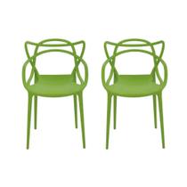 Kit de 2 Cadeiras Prizi Allegra E80 Verde