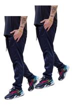 Kit De 2 Calças Tecido Flanelado Grosso Forrado Inverno 075