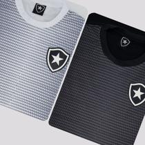 Kit de 2 Camisas Botafogo Gradiente Branca e Preta - Spr