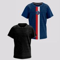 Kit de 2 Camisas PSG Infantil Kit de 2 Camisas PSG Infantil
