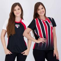 Kit de 2 Camisas São Paulo Feminina