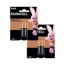 Kit de 2 cartelas de Pilhas Duracell AAA Palito com 2 unidades