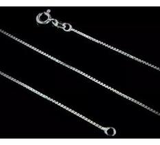 Kit De 2 Correntes Veneziana Prata Pura 925 De 60 Cm E 70 Cm