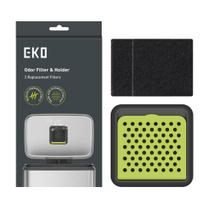 Kit de 2 Filtros de Carbón Activado EKO para Olores en Basureros