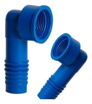 Kit de 2 Joelhos/Cotovelos Internos de Polietileno e 1.1/2" P/ Irrigação