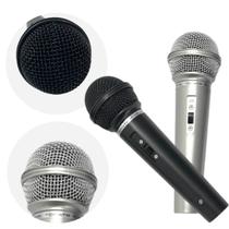 Kit de 2 Microfones Dinâmicos Qualidade Profissional para Ao Vivo e Estúdio