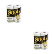 Kit de 2 Pacotes de Papel Toalha Snob para cozinha com 2 rolos Kit de 2 Pacotes de Papel Toalha Snob para cozinha com 2 rolos