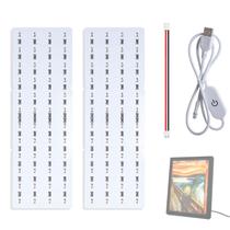 Kit de 2 placas de retroiluminação LED CMYK para litofania UniTak3D