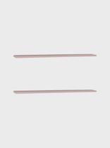 Kit de 2 Prateleiras 180cm Mdf Rosa - On Móveis Kit de 2 Prateleiras 180cm Mdf Rosa - On Móveis