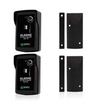 Kit de 2 sensor magnético mc04 com 2 alarme de porta aberta