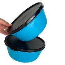 kit de 2 tigelas visual tupperware 1 litro e meio cada azul kit de 2 tigelas visual tupperware 1 litro e meio cada azul