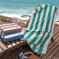 Kit de 2 Toalhas de Praia e Piscina Gigante Alta Absorção de Algodão de Alta Qualidade Macia 450g/m²