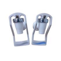 Kit de 2 Torneiras para Filtro IBBL FR600 - Alavanca, Corpo Branco