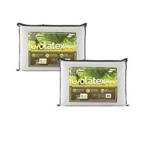 Kit de 2 Travesseiros Evolátex Macio e Sustentável