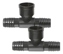 Kit de 2 Unidades de Conexão Tee C/ Rosca Central de 1.1/2 Polegadas P/ Hidráulica