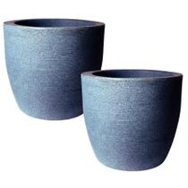Kit de 2 vasos cone para planta grafiato de Polietileno para Decoração de Jardim e casa 40x50