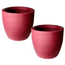 Kit de 2 vasos cone para planta grafiato de Polietileno para Decoração de Jardim e casa 40x50
