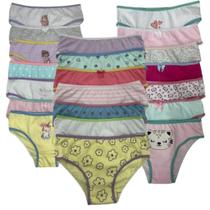 Kit de 20 Calcinhas Tradicionais para Uso Diário - Conforto e Estilo para Crianças