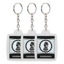 Kit De 20 Chaveiros Acrílicos 3x4cm Para Formatura Curso Engenharia
