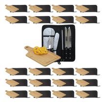 Kit de 20 - Kits Para Churrasco Estojo - Com Tábua