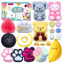 Kit de 21 Peças de Brinquedos Fidget YoukkbbL Taba Squishy