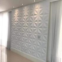 Kit De 24 Placas Decorativa 3d Com Fita 3m Rendimento 6 M²