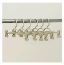 Kit de 25 cabides com presilhas adulto moderno para saias bermudas calças organizador e lojistas em geral - GENESIS PLAST Kit de 25 cabides com presilhas adulto moderno para saias bermudas calças organizador e lojistas em geral - GENESIS PLAST