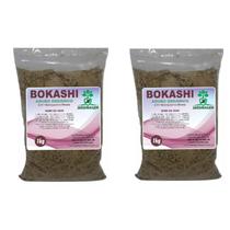 Kit de 2un de Bokashi Fertilizante Para Orquídeas Bonsais Flores Plantas em Geral 2kg