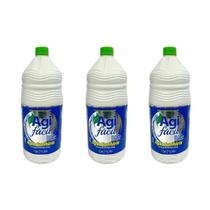 Kit de 3 Águas Sanitárias Agi Fácil Archote 2 Litros Kit de 3 Águas Sanitárias Agi Fácil Archote 2 Litros