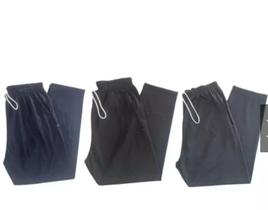 Kit de 3 calças plus size sortidas com bolso masculina