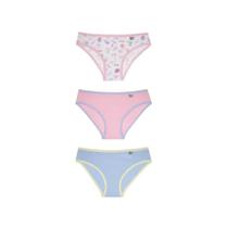 Kit de 3 Calcinhas DelRio 51309 Infantil