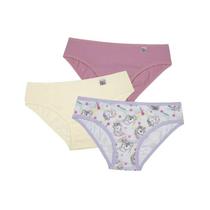 Kit de 3 Calcinhas DelRio 51354 Infantil