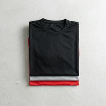 Kit De 3 Camisetas Dry Fit Unissex Academia Corrida Treino Antiodor Secagem Rápida Kit De 3 Camisetas Dry Fit Unissex Academia Corrida Treino Antiodor Secagem Rápida